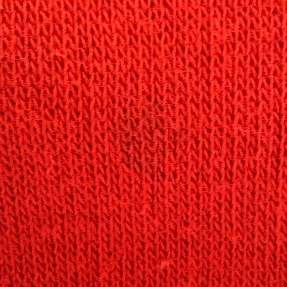 H&M Red Cropped Zip Up Hoodie Size Large Cotton - Picture 10 of 10